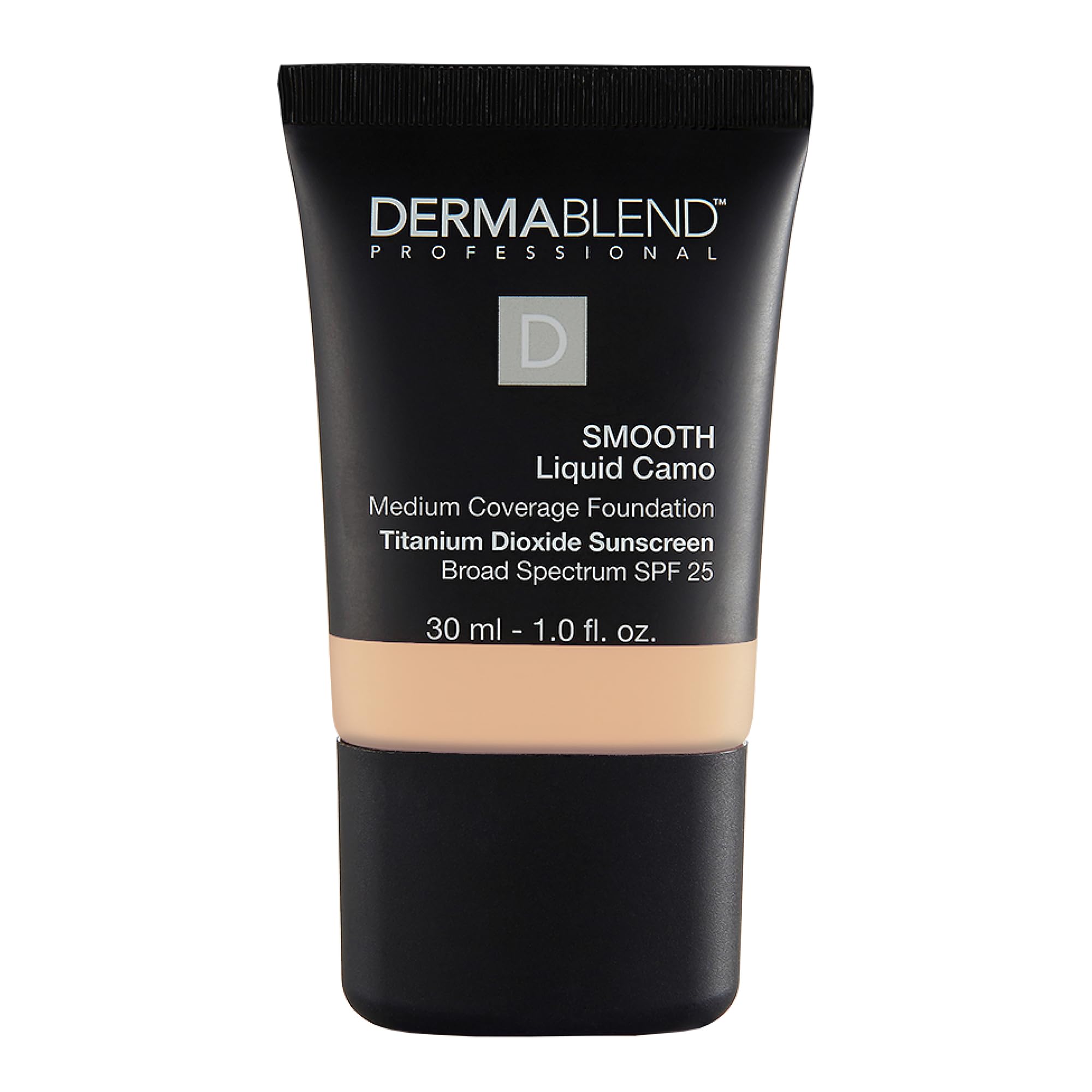 Dermablend Smooth Liquid Camo Foundation SPF 25-24 Hour Hydration - Buildable, Smoothing Coverage - Never Cakey Or Masky - Ideal For Normal, Dry, And Dehydrated Skin - 10N Cream - 30 ML