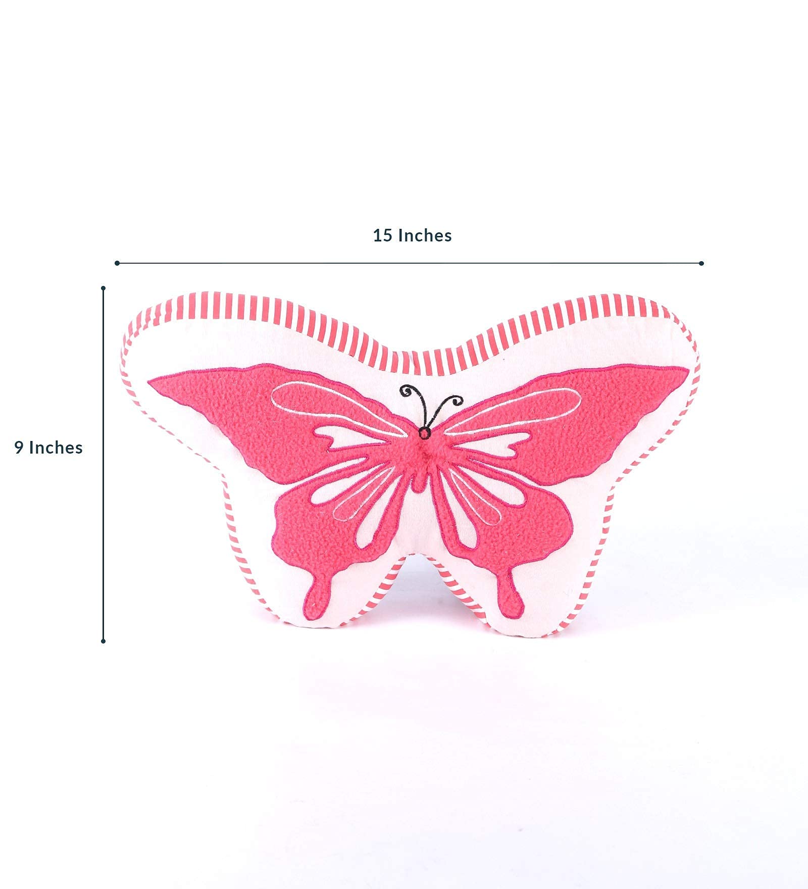 Oscar Home Butterfly-Shaped Cotton Cushion Pillow – Microfiber-Filled Soft Toy, for Babies and Kids 3