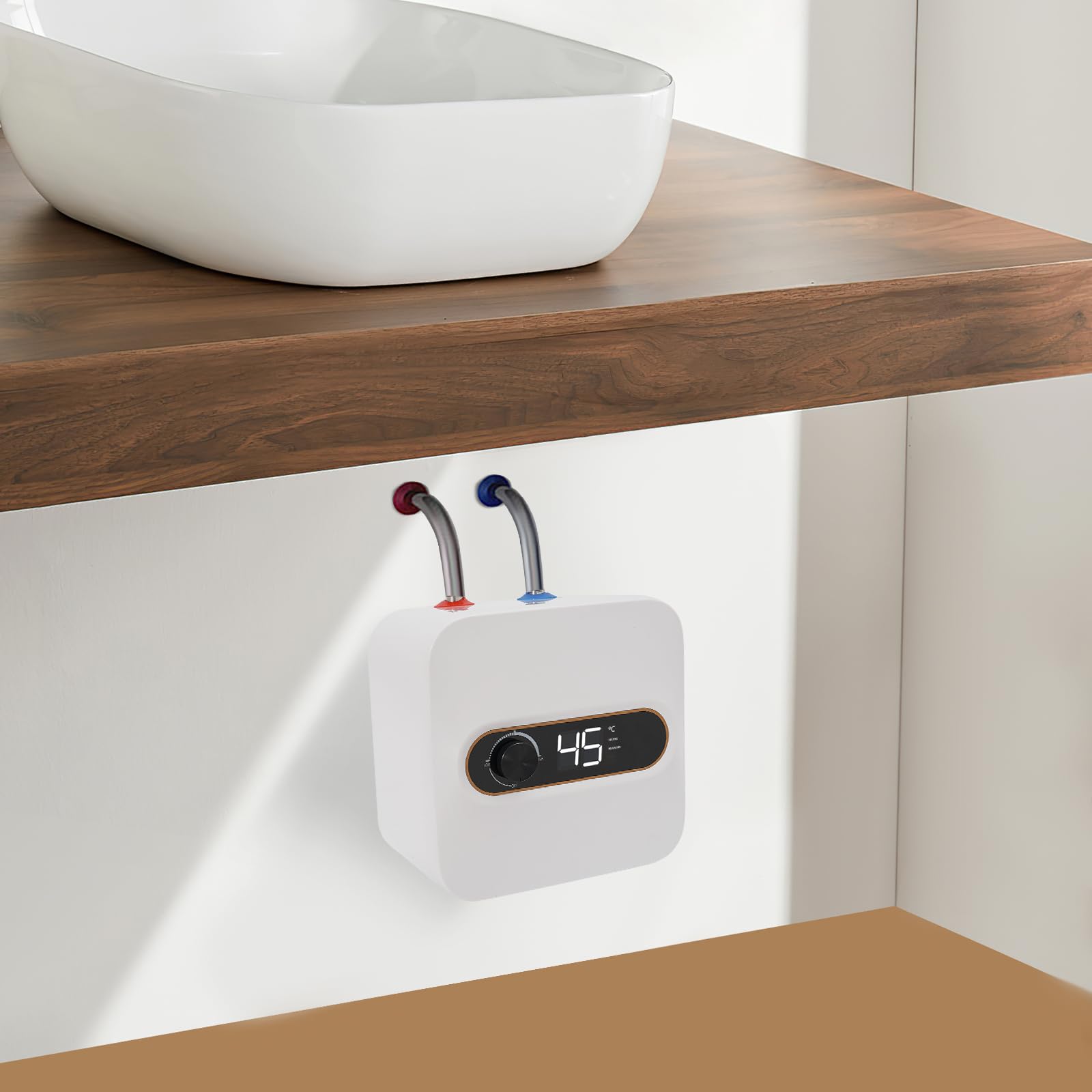 MINRS Untertischboiler 8L 1500W - Warmwasserspeicher Für Küche