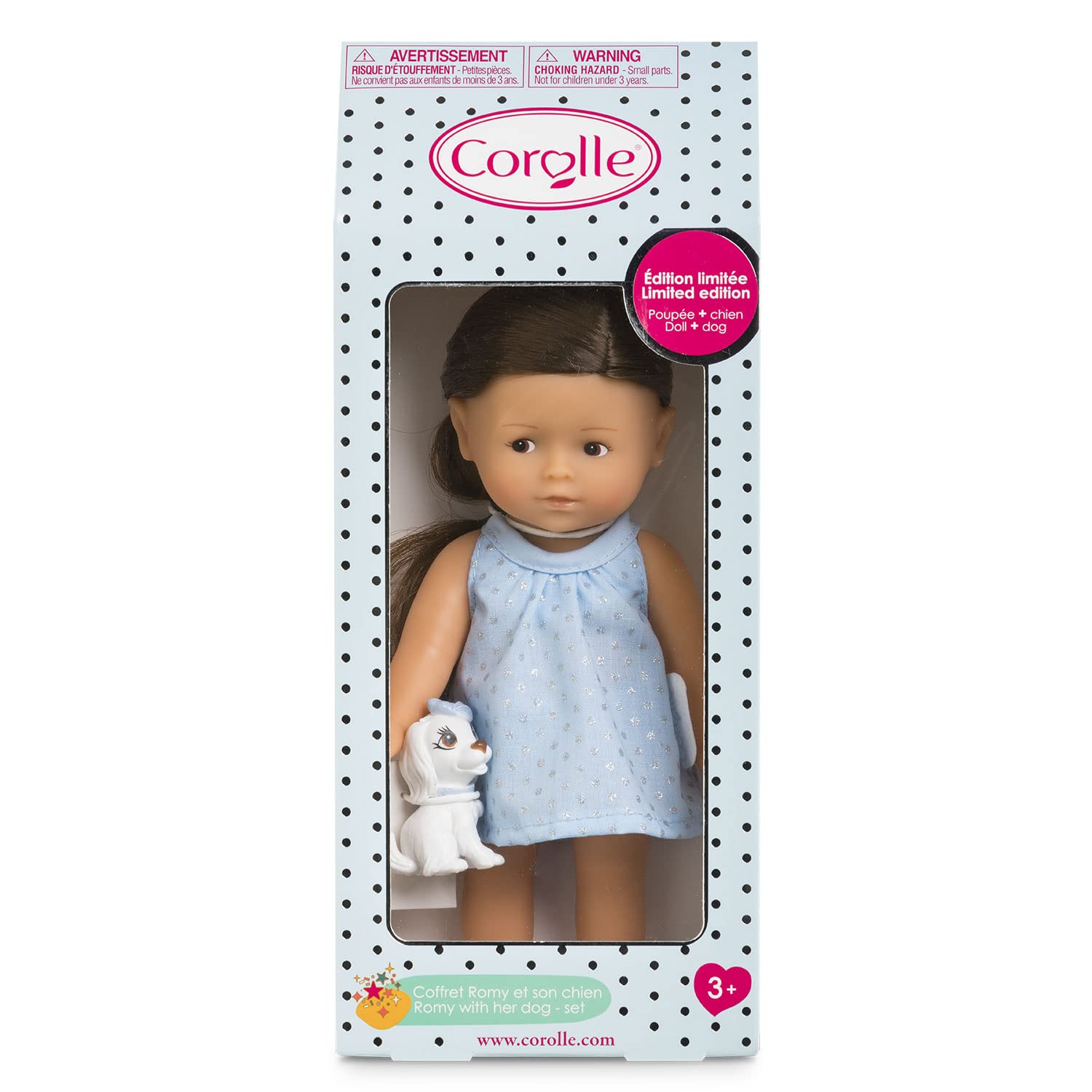 Muñeca Corolle Mini Corollines Romy - Edición Aniversario, 20 Cm, Aroma A Vainilla, Para Niñas Desde 3 Años