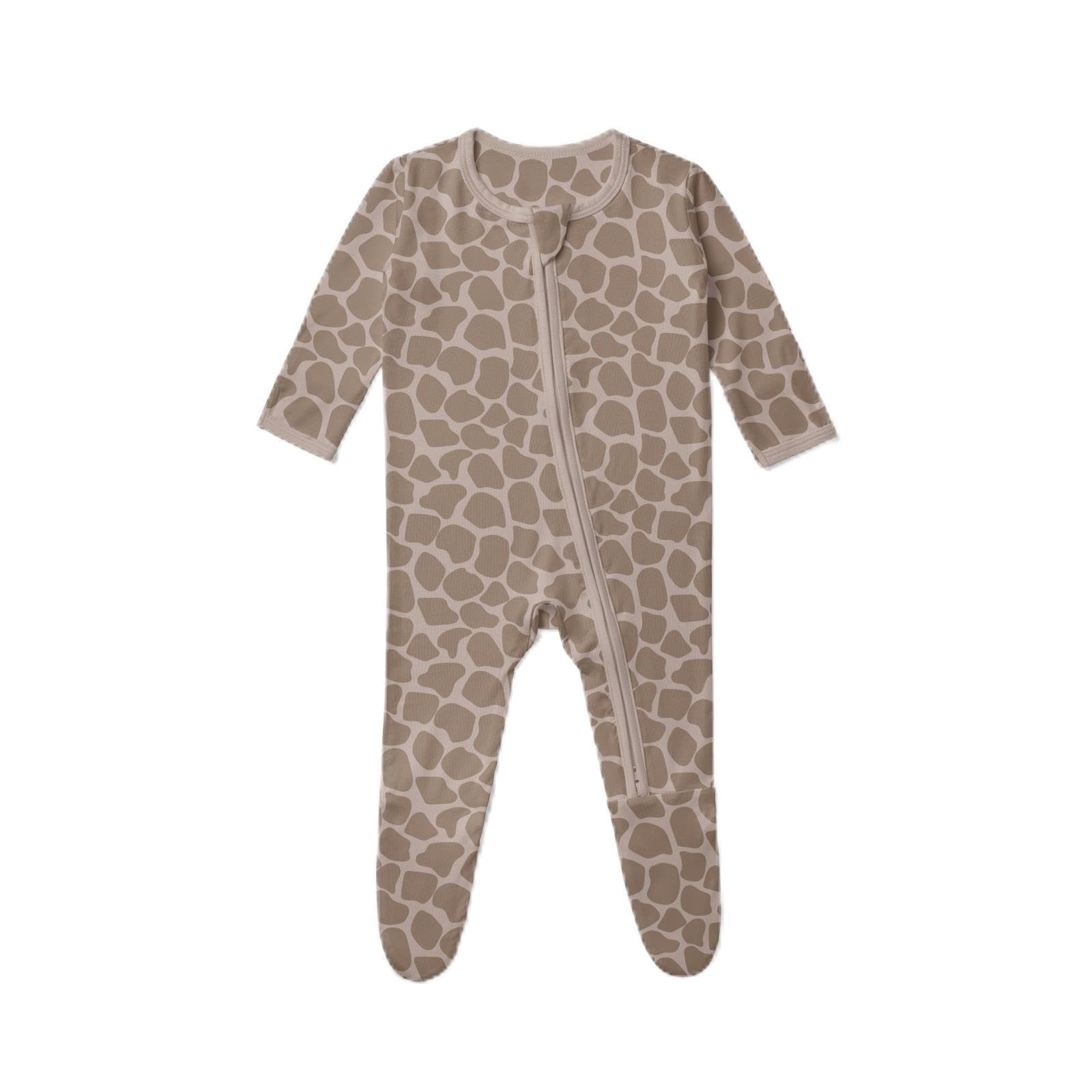 KicKee Baby &amp; Toddler Zipper Footie – Ultra-Soft Viscose from Bamboo Pajamas with Flip Paws &amp; Grips