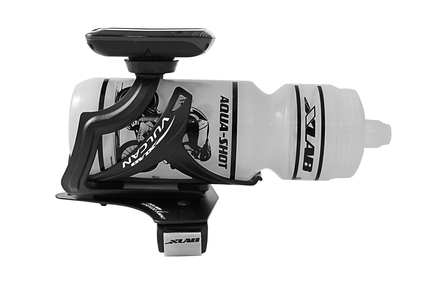 XLAB Aero TT Water Bottle and Cage System Stealth Black Cage and