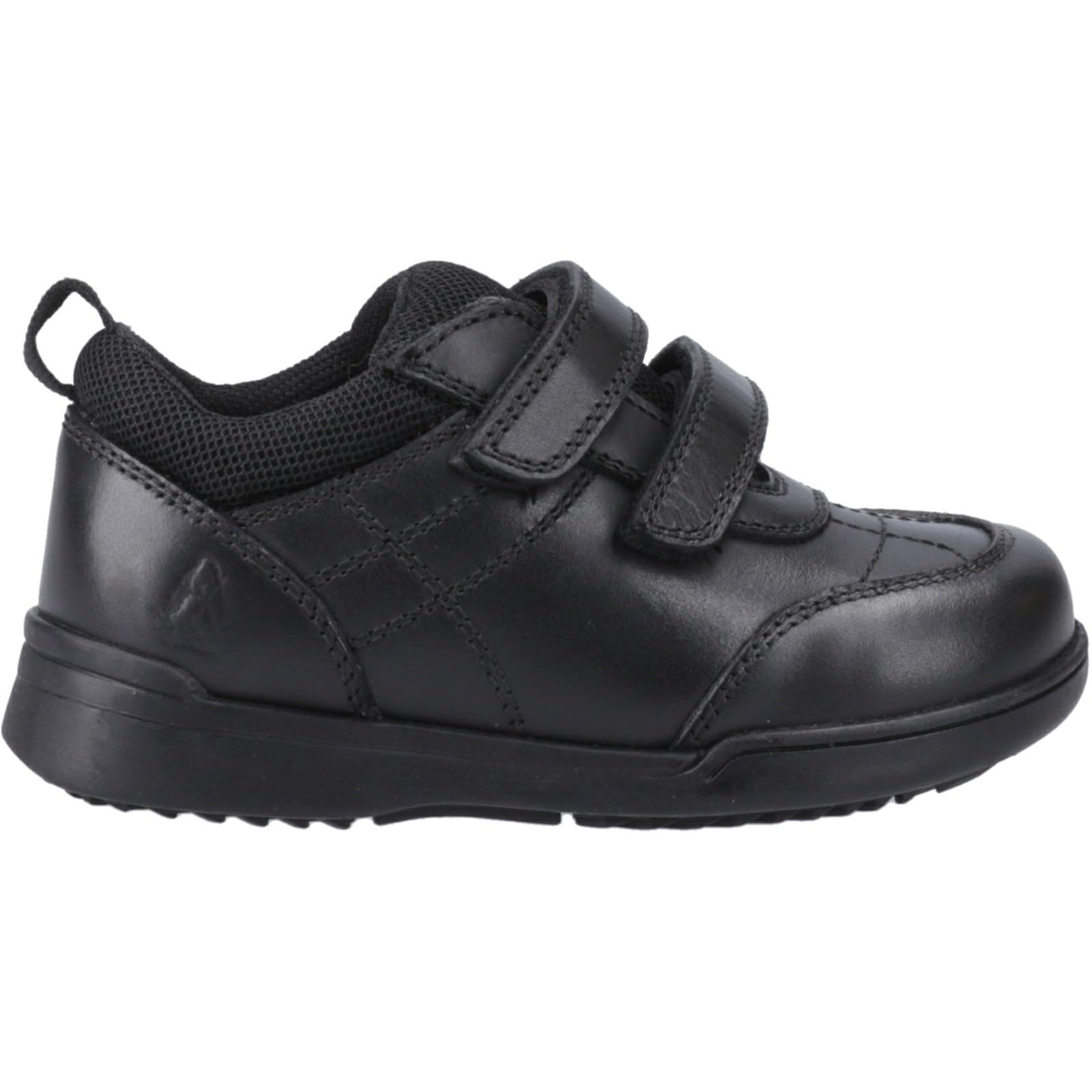 Hush Puppies Boys Black Lennon School Shoes Colour: : Size 12 Kids