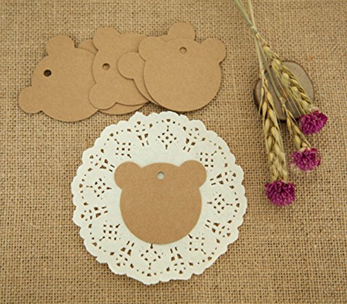 Cosanter - Set di 100 DIY vuoto etichetta di