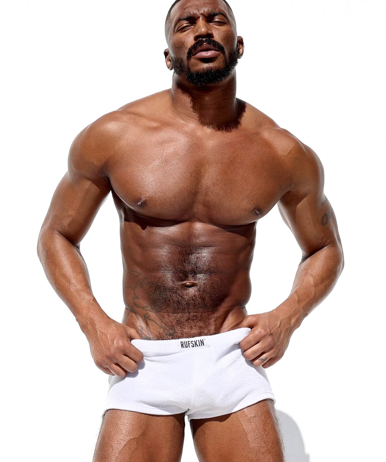 Amazon | M ホワイト ショートパンツ 短パン メンズ ボトムス RUFSKIN