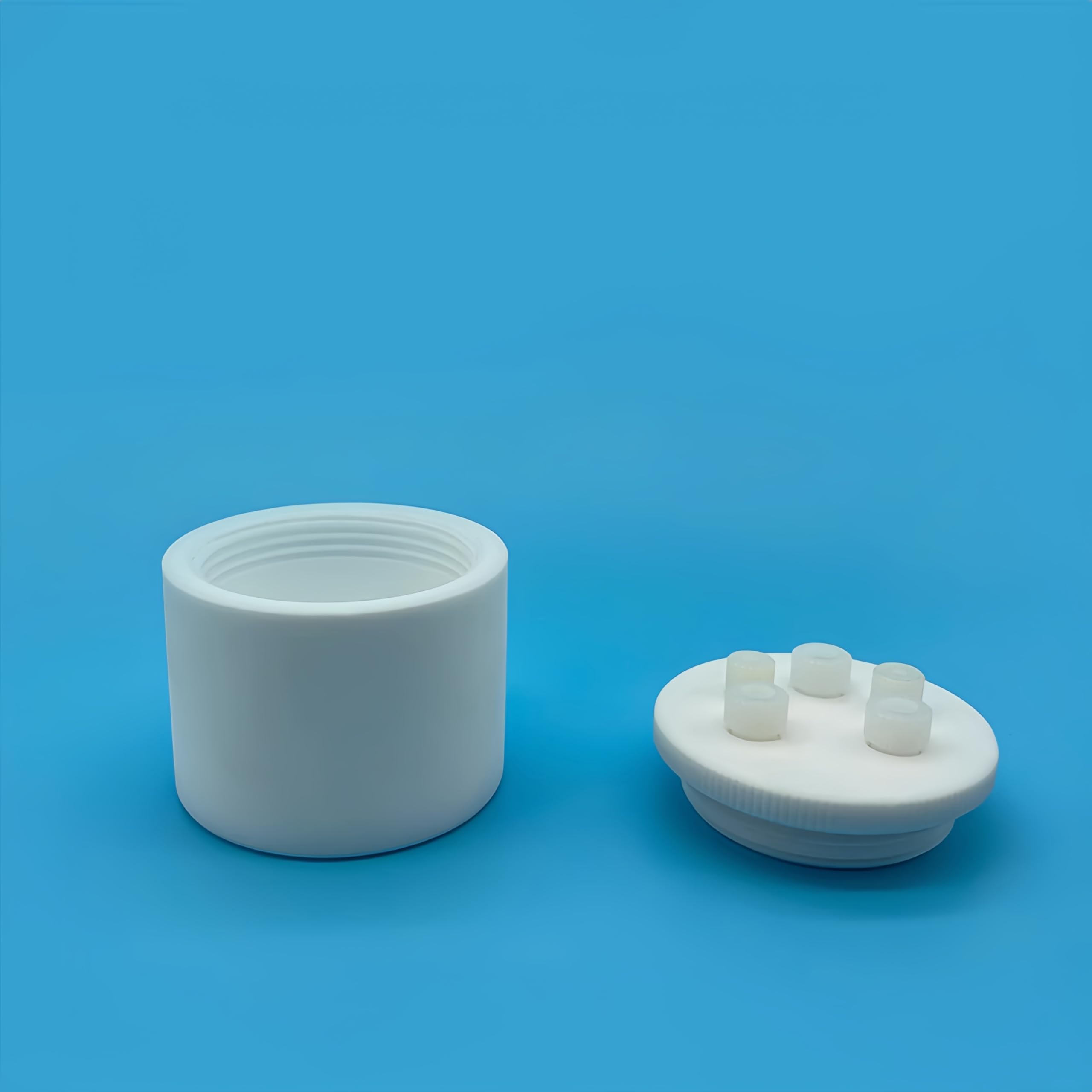 PTFE Sealed Electrolytic Cell for Electrochemical Experiments - Customizable Three Electrode System, 30ml to 500ml(50ml)
