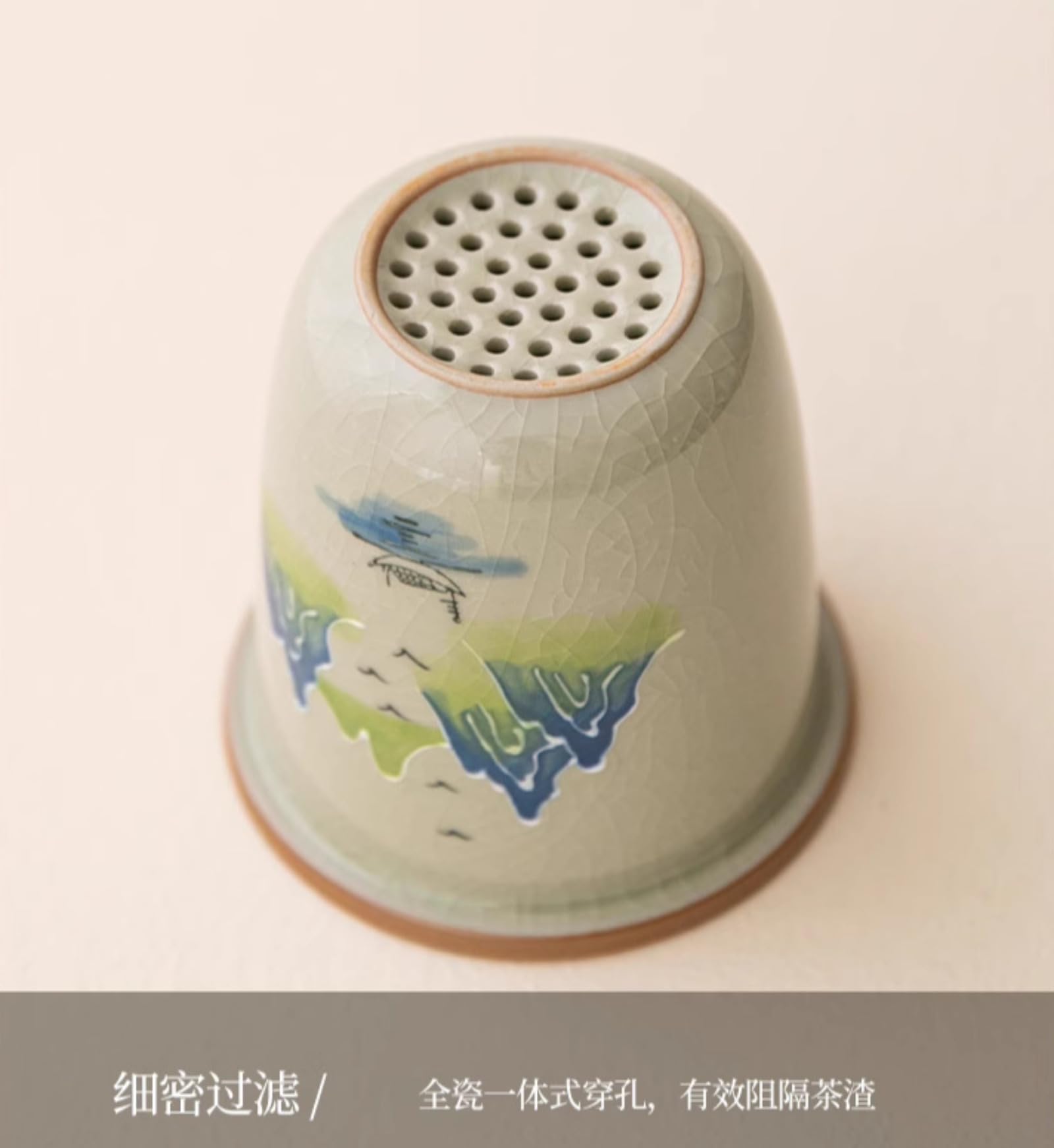 Tetera de cristal Kungfu, 500 ml, infusor de té hecho a mano estilo chino