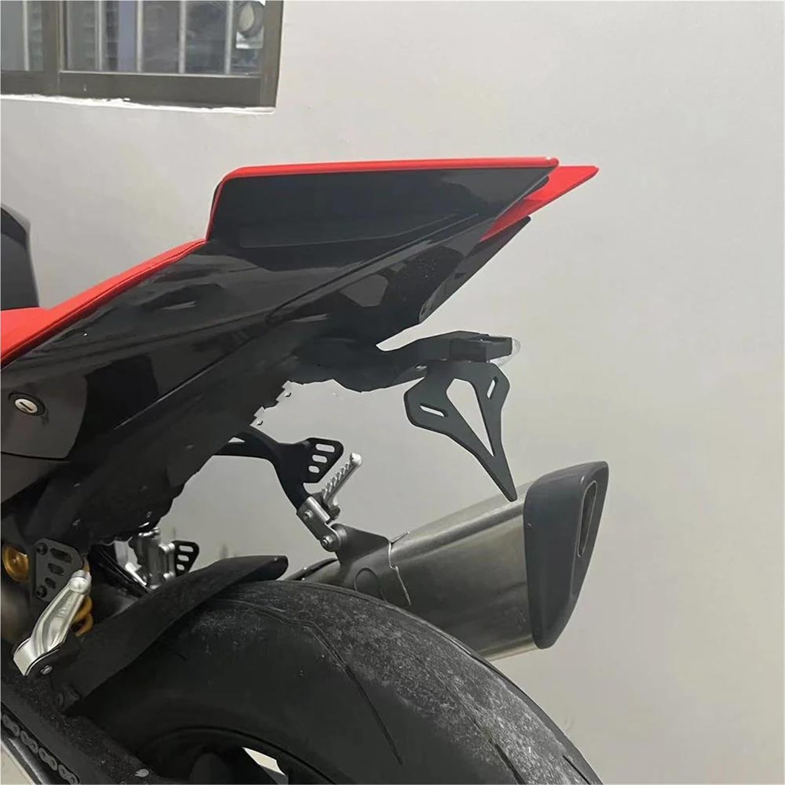 Portatarga Moto Per Aprilia RS660 RSV4 Per Tuono 660 V4 Staffa Per Telaio Contropunta Porta Targa Posteriore Moto A Coda Corta