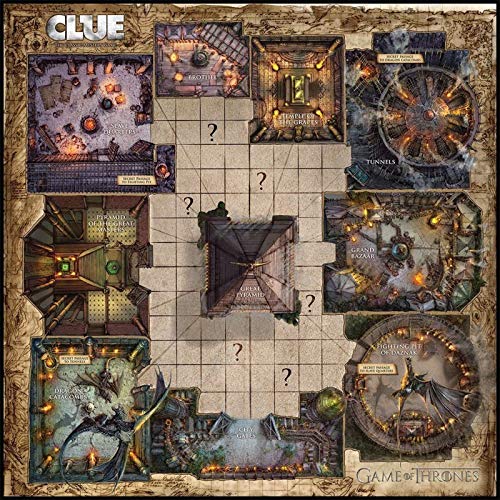 Winning Moves - Cluedo Game of Thrones - Jeu de société - Jeu de Plateau - A partir de 18 ans - 2 à 6 joueurs - Version Française