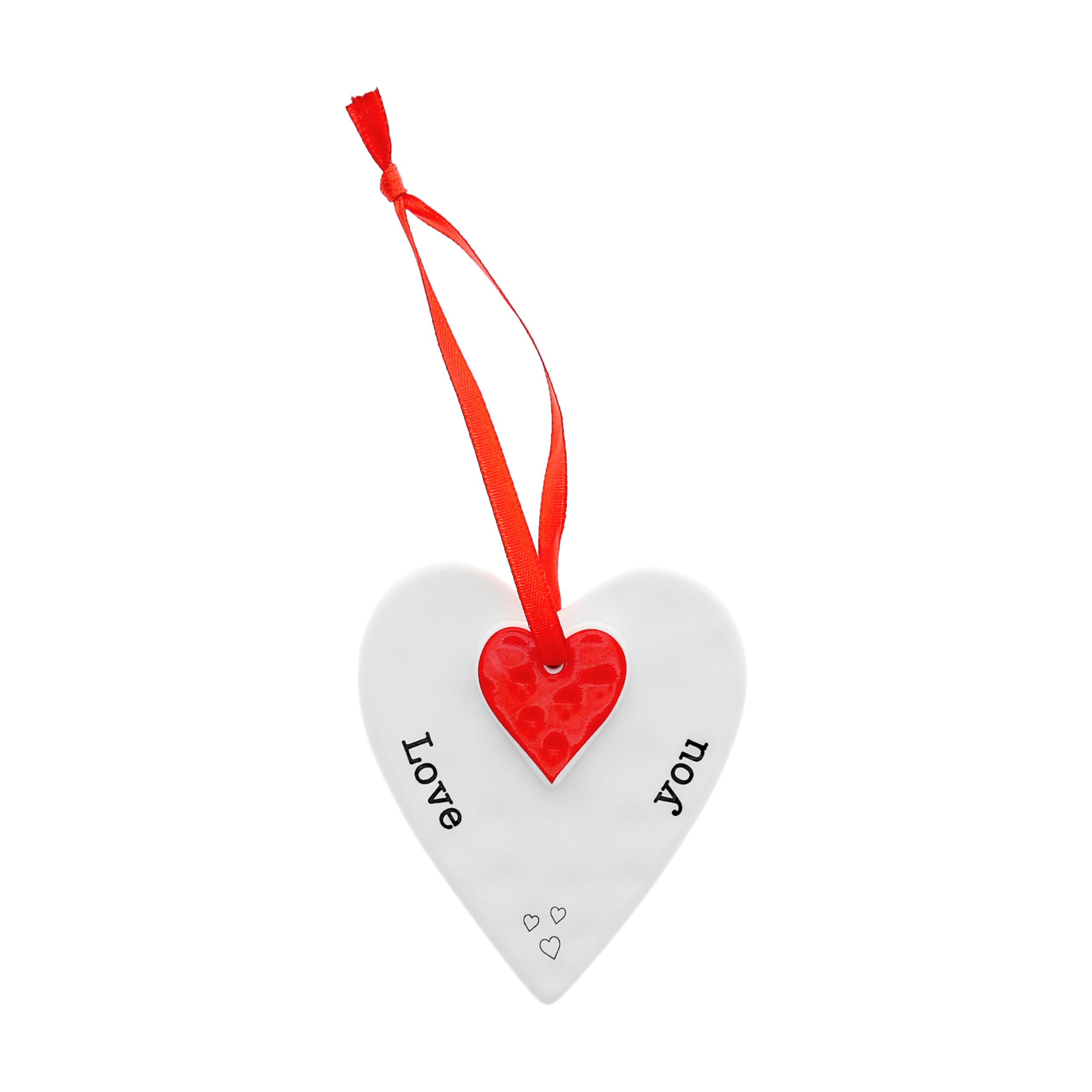 Ornement cœur Love You le souvenir parfait pour rompre la distance en couple
