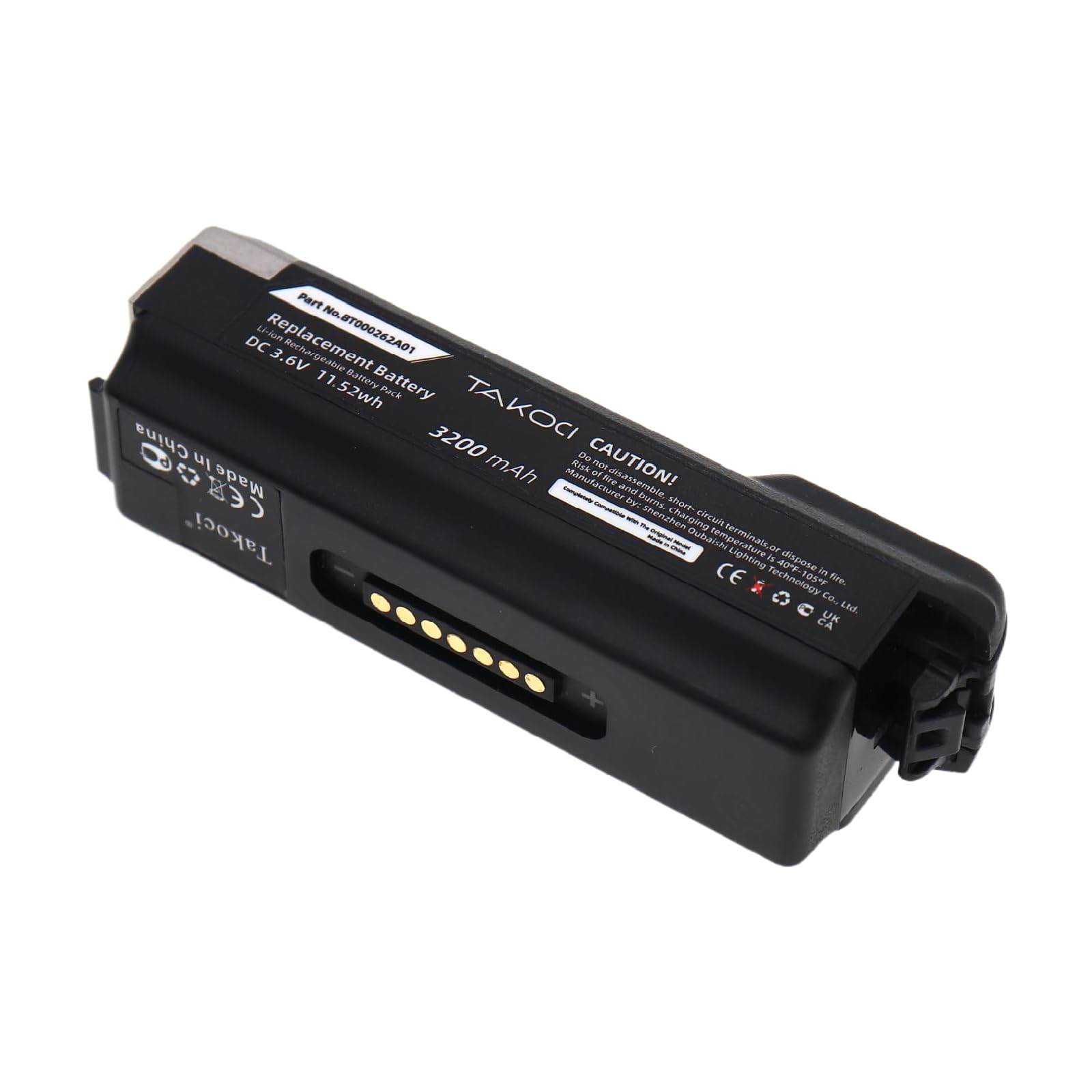 Youejoeq (10pcs) 11.52Wh Replacement Battery | Compatible with Ze'bra WT6300, RS6000, WT6000 | BT000262A01, BTRY-VC8X-20MA1-01