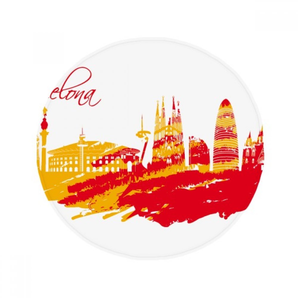 Tapis de cuisine Barcelona antidérapant rouge et jaune pour égayer votre intérieur