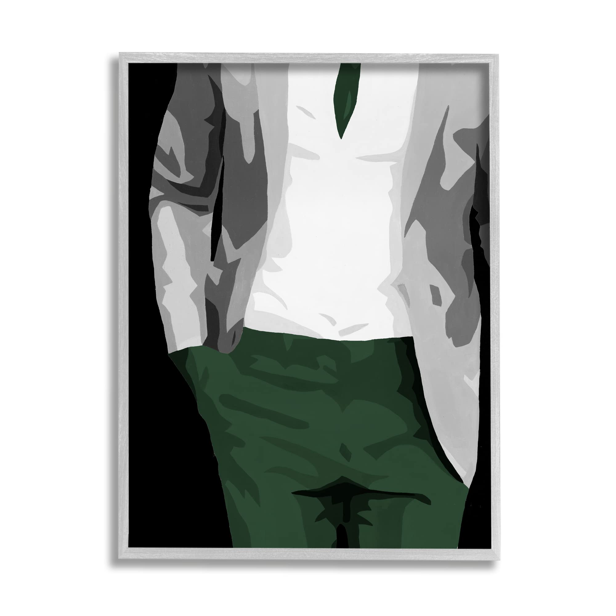 Stupell Industries Man In Suit Trendy Fashion Framed Wall Art, Design by Beth Ann Lawson
