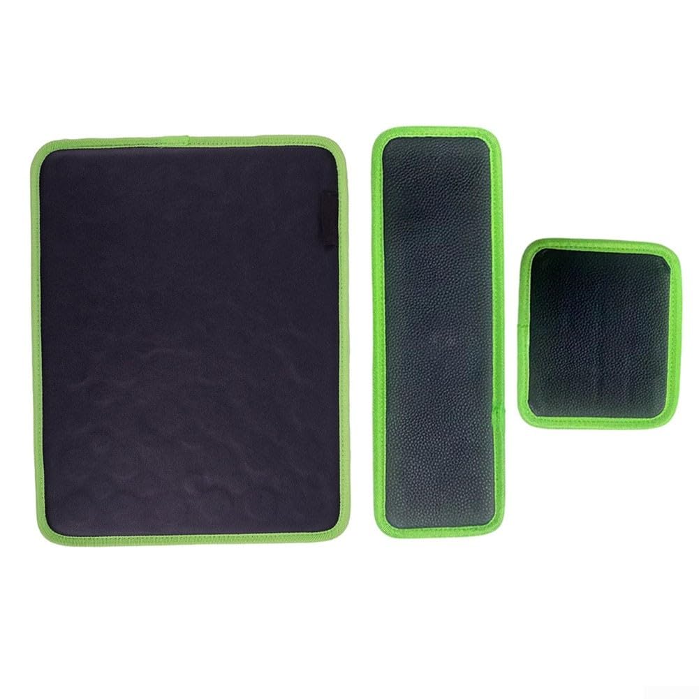 Eawfgtuw Tappetino magnetico flessibile, organizer magnetico per attrezzi, 3 misure, per parti metalliche, viti, chiavi e cacciaviti (3 pezzi)