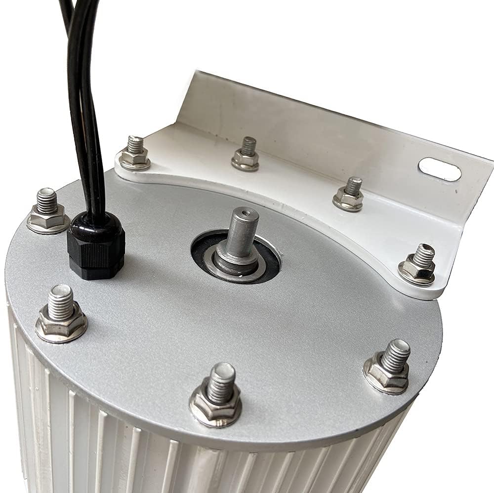 Generador magnético permanente de 3 kW sin transmisión, corriente alterna trifásica 48 V/96 V/120 V/220 V/380 V, 333 rpm, turbina de viento y agua, alternador hidroeléctrico con salida AC de 3 fases