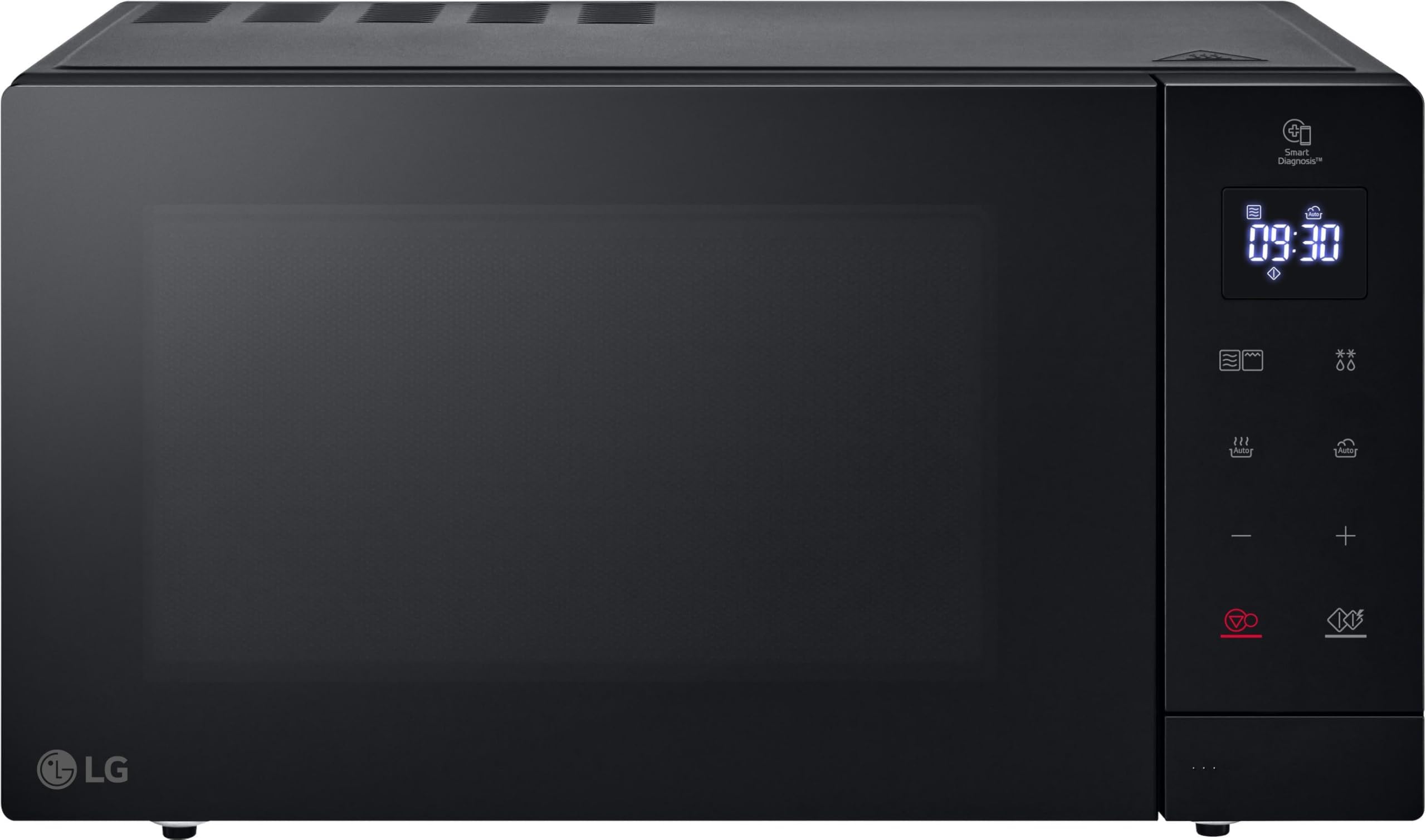 LG MH7032JAS Mikrowelle (30 L, 1000 W) mit Grill (LED-Display, 28 Automatikprogramme, pflegeleicht), Schwarz