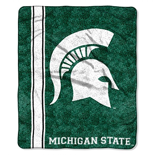 The Northwest Company NCAA Michigan State Spartans Sherpa Throw Blanket, 50