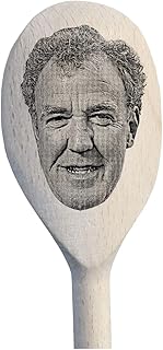 Jeremy Clarkson's Face Engraved on a Wooden Spoon (30cm), Birthday Mothers/Fathers Day Gift. Clarkson's Farm, The Grand Tour, Top Gear