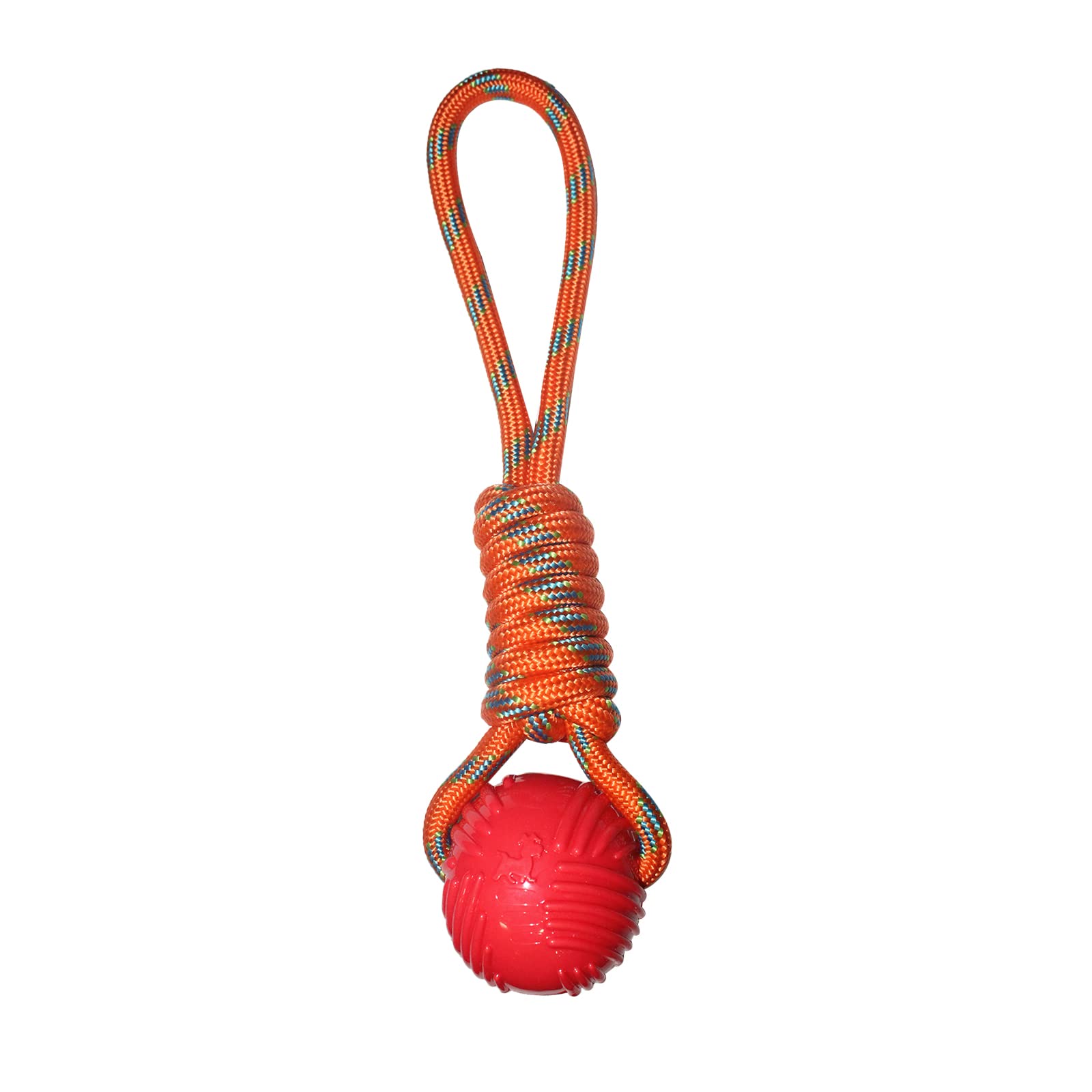 emily pets Puppy Rope Dog Toy,Ball on a Rope Dog Toys Durable Elastic Solid Rubber Balls for Fetch, Catch, Interactive Dog Toys for Tug of War,Throw and Tug of War,Dog Water Toy(Orange) (B0B8SYL9KV) Amazon Price History, Amazon Price Tracker