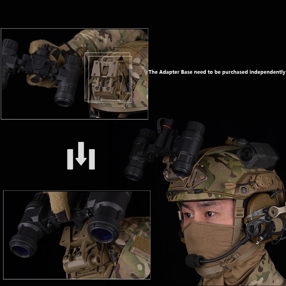 Modello tattico GPNVG 18 Dummy, modello di occhiali per la visione notturna, per il casco tattico NVG Mount | per la visualizzazione Cosplay