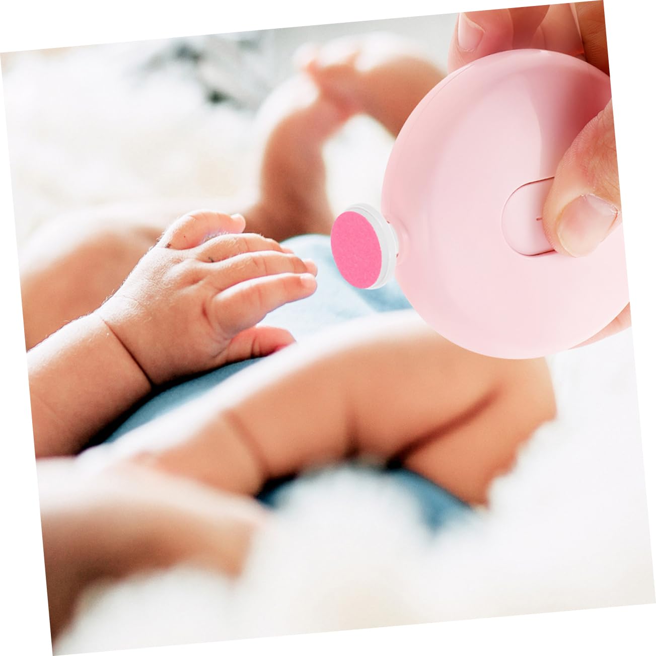 WRITWAA 24pc Baby Nail Grinder Heads Toddler Nail Trimmer Pads for Electric File Safe Easy to Use Replacement Heads