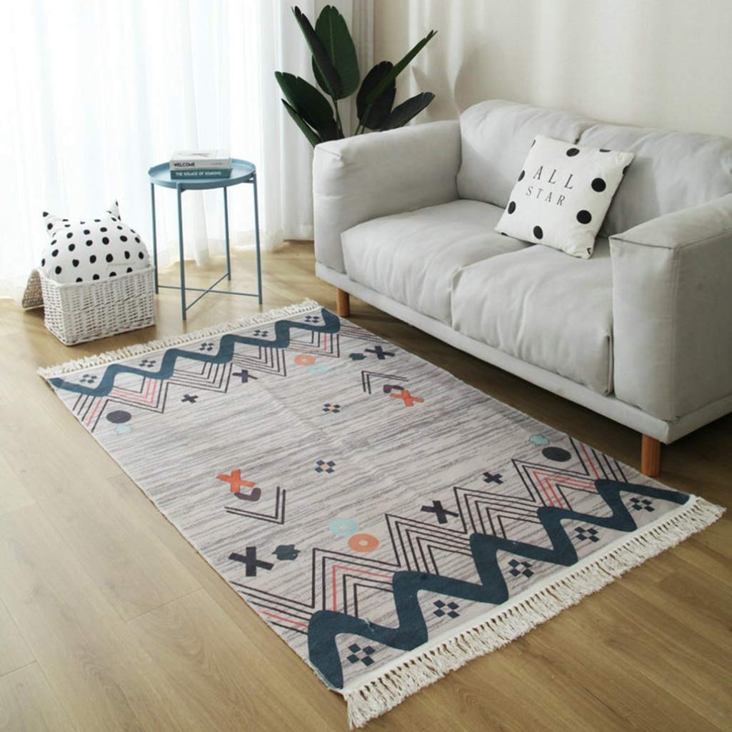 Amazon｜西海岸ブランケット 50*160cm ラグ カーペット グランピング