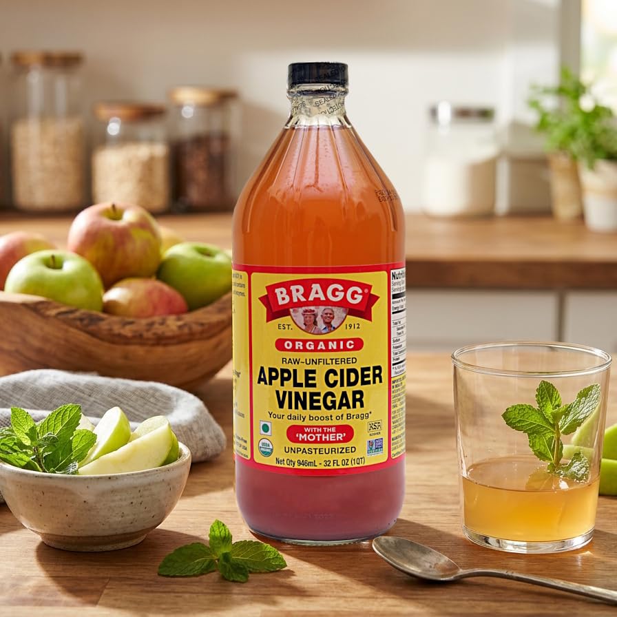 Bragg Raw Unfiltered with the Mother Apple Cider Vinegar, 946 ml