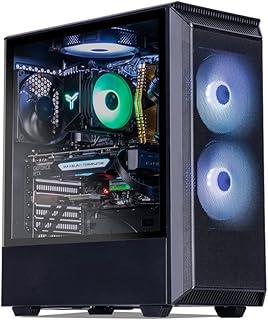 Gaming PC Desktop Computer, Intel I5 12400F 4.4GHz, RTX 2060S,16GB DDR4 3200, 500GB SSD, 6RGB Fans, Win 10 Pro Ready(I5 12400F | RTX 2060S) …