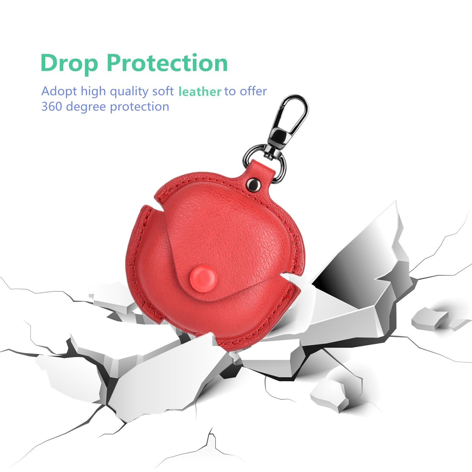 Leather Case Compatible for Samsung Galaxy Buds 2 Pro/Galaxy Buds