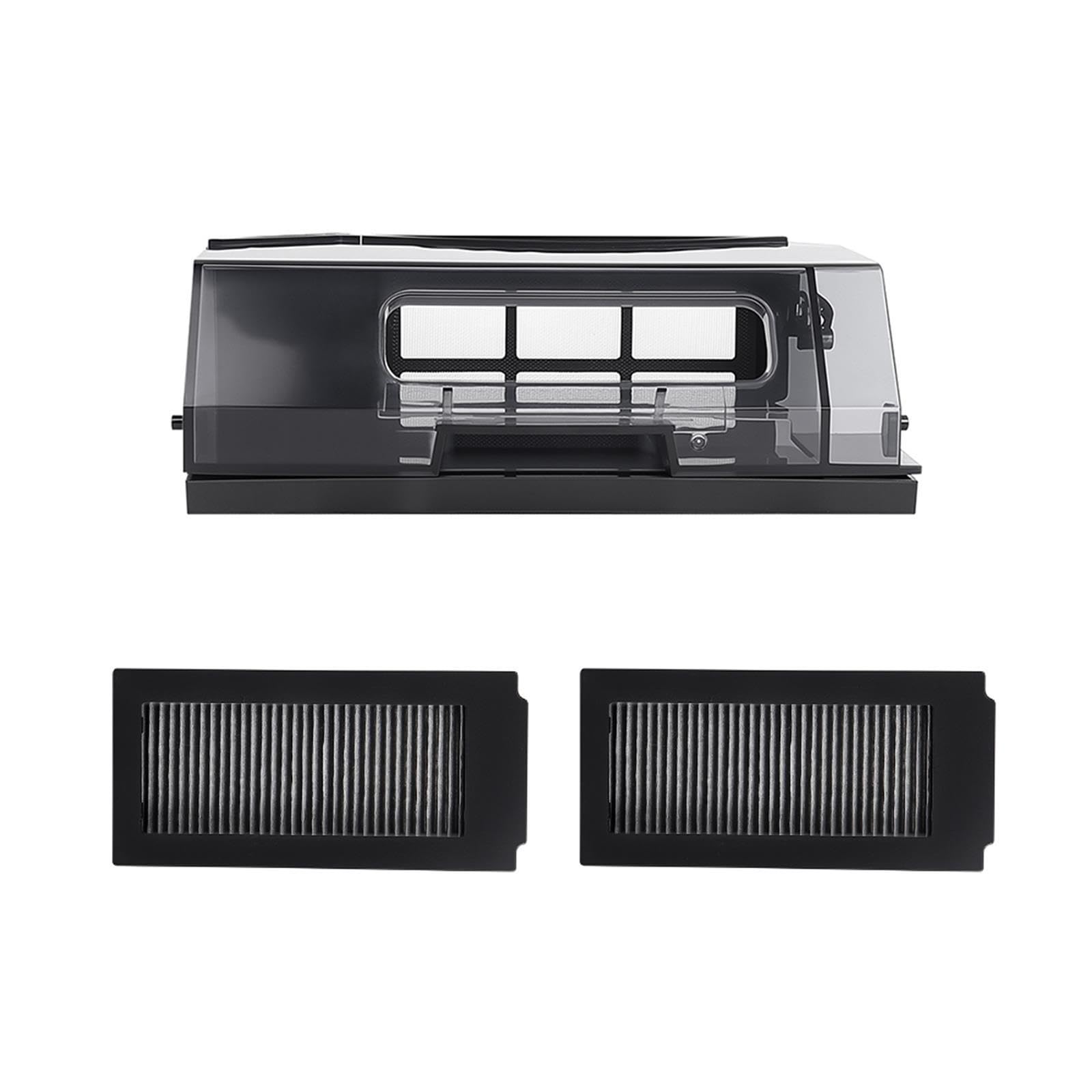 Cubo de basura y filtro, compatible con Ecovacs serie X5