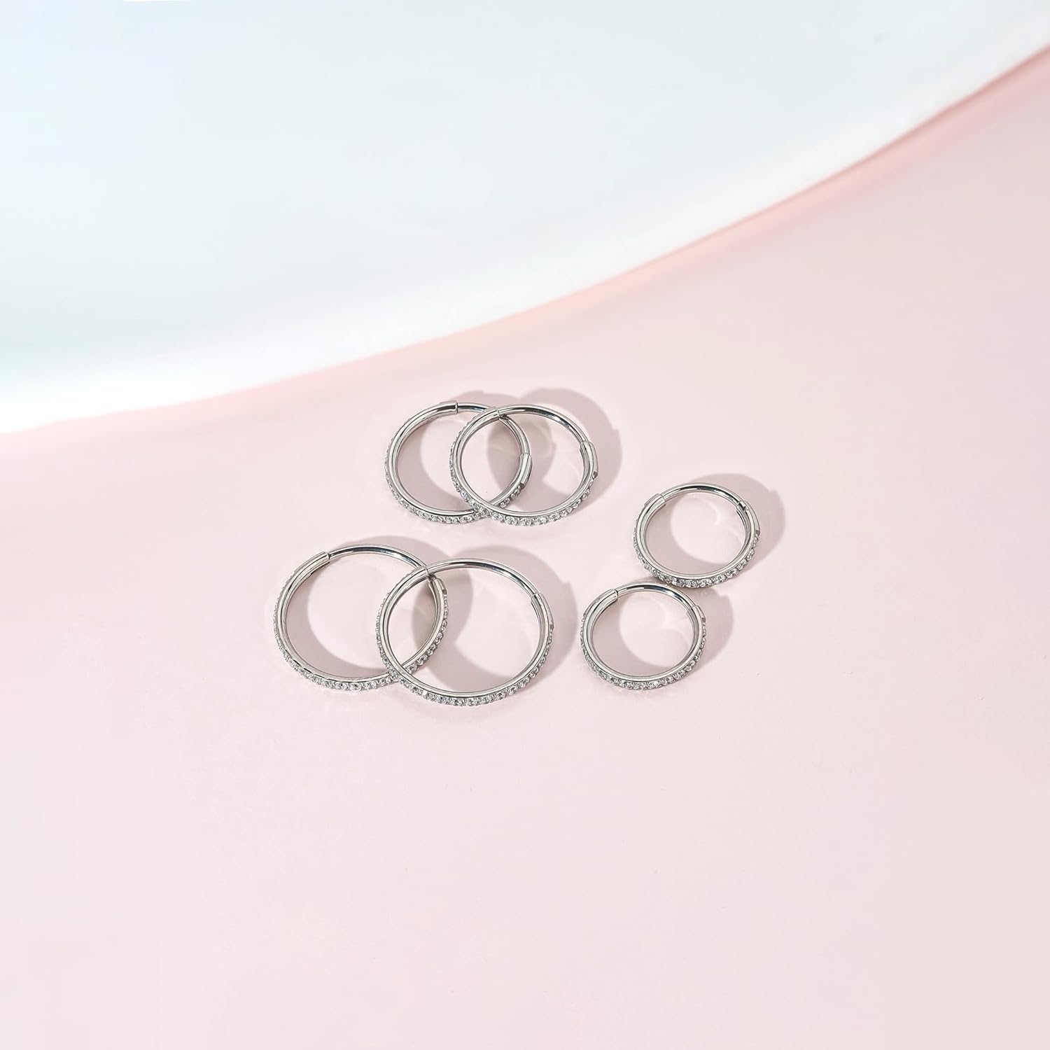 Limerencia G23 Titanium Slim Huggie Hoop Earrings, Hypoallergenic F136 Implant Grade Pure Titanium for Sensitive Ears - Image 7