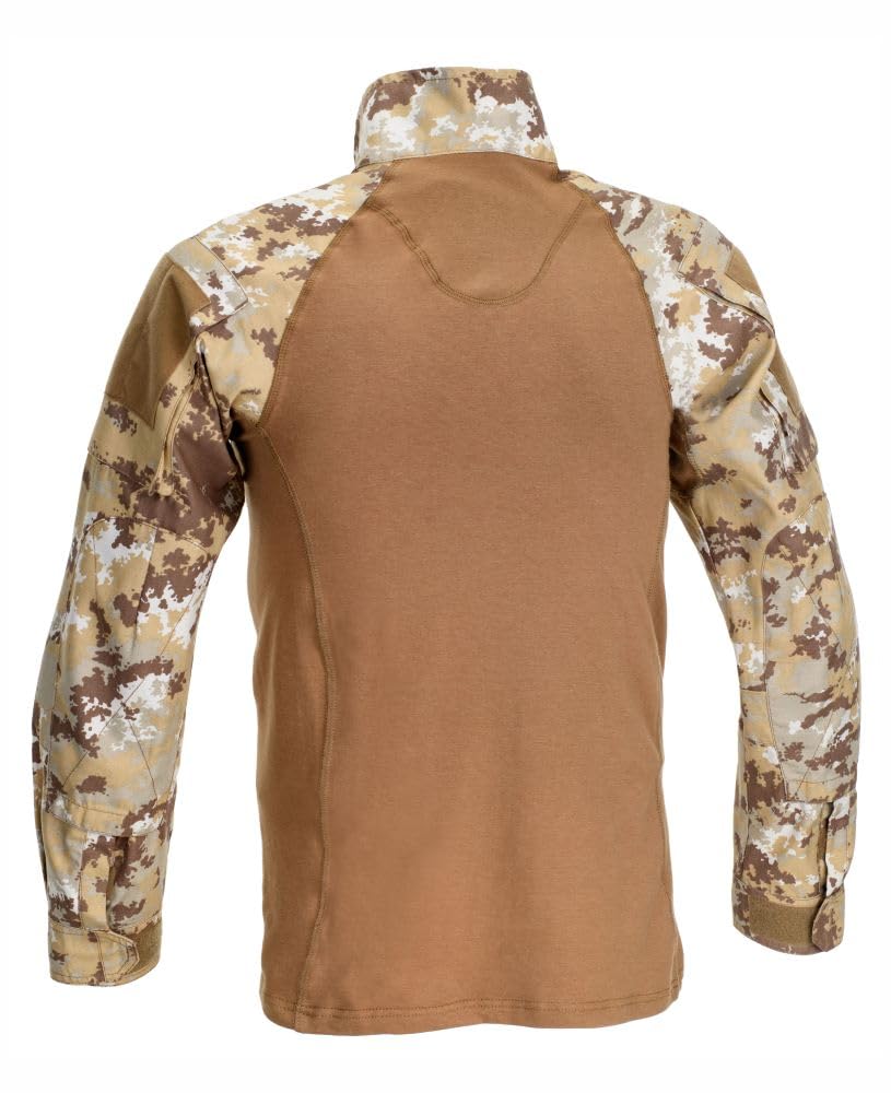 Defcon5 Combat Shirt Tiger 3267 Tasche sui Gomiti per Protezioni Soft (Desert Vegetato, 2X-Large)