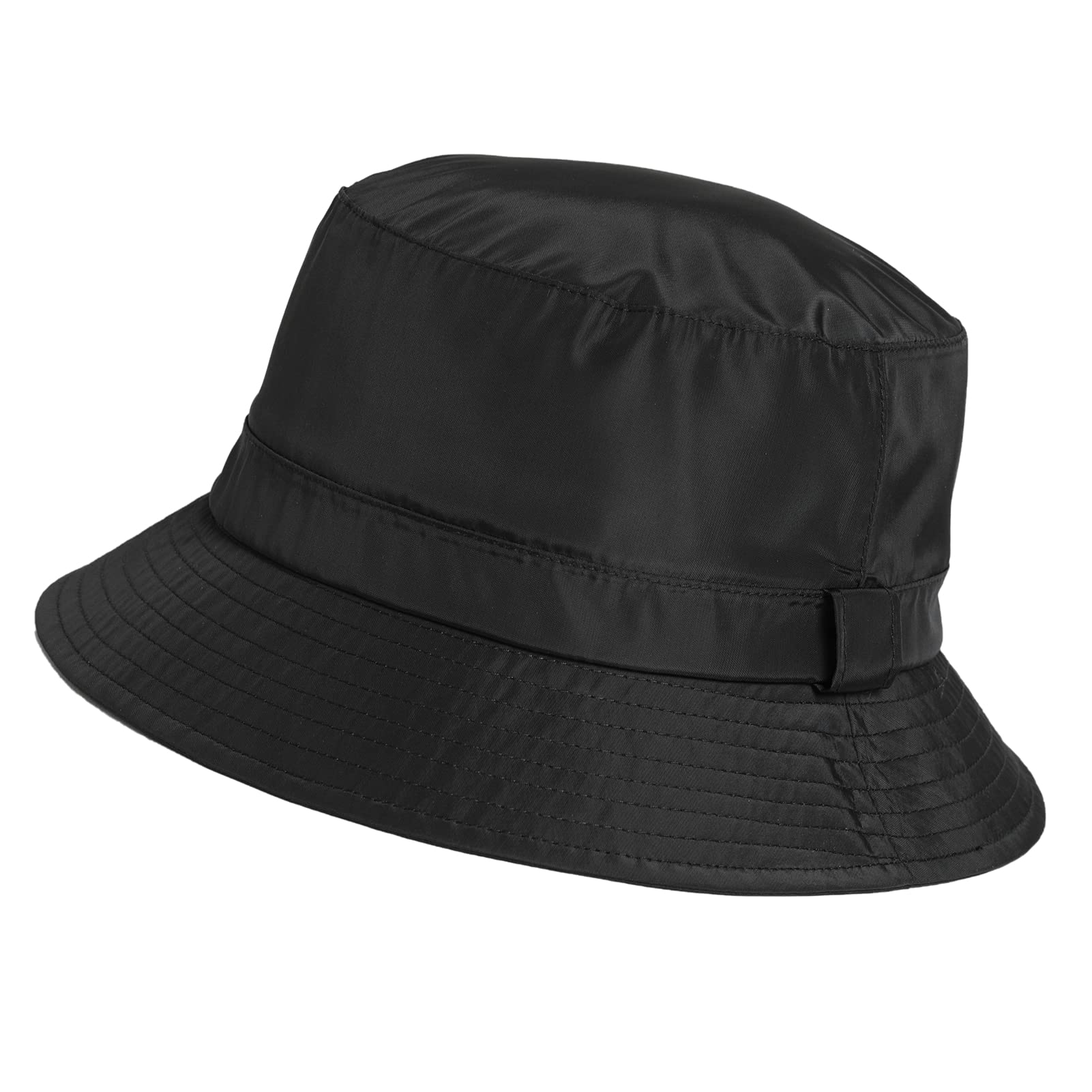 Comhats Chapeau de pluie unisexe 100 % étanche pour la marche, le vélo, avec visière et sangle de menton élastique [enlever le film de protection des deux côtés de la visière]