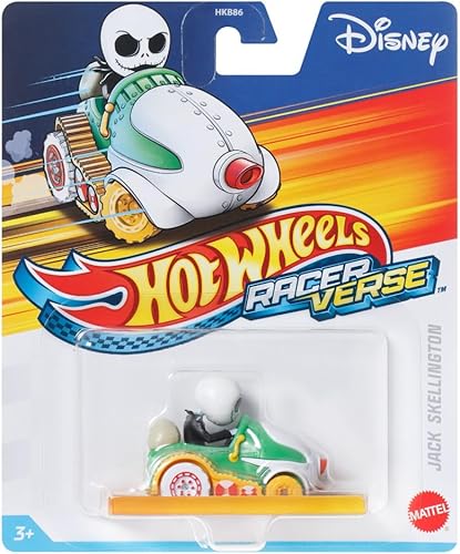 Miniatura 5 de Hot Wheels Racer Verse - Vehículo de juguete Jack Skellington