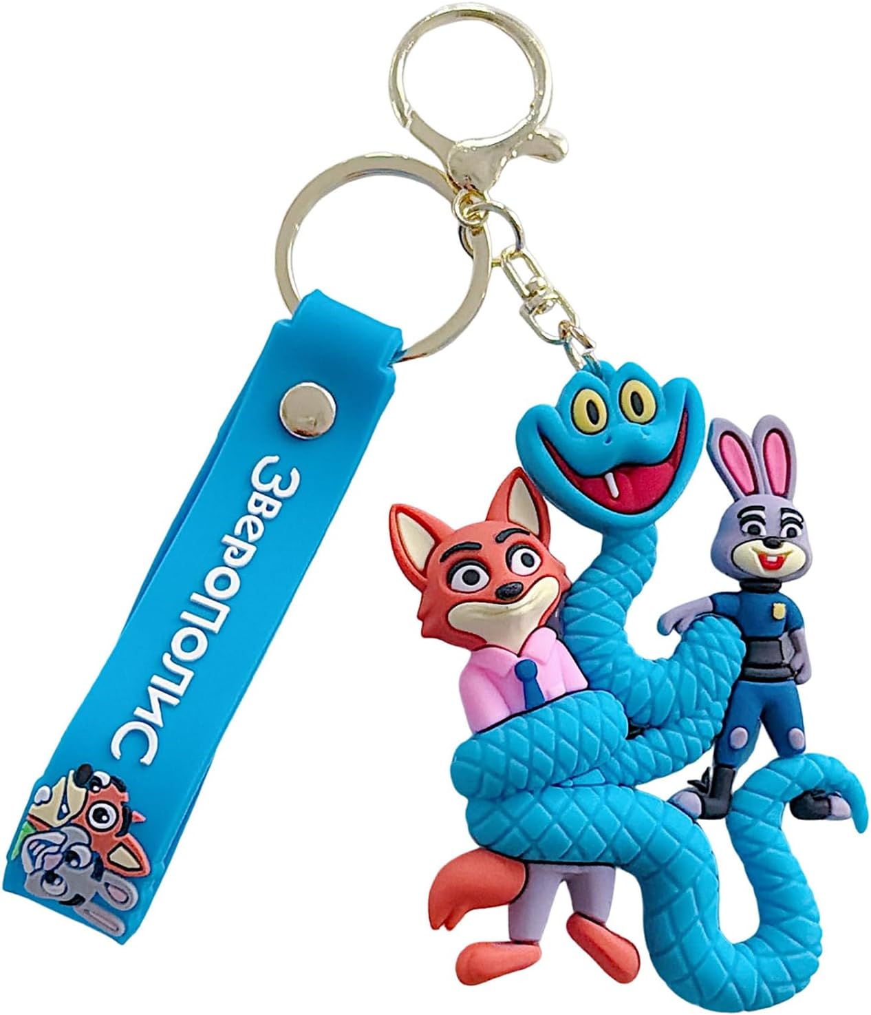 Cute Keychains for Boys, Cartoon Movie Theme Keychain, Backpack Key Key Chain Accessories Wristlet chain Car Charms