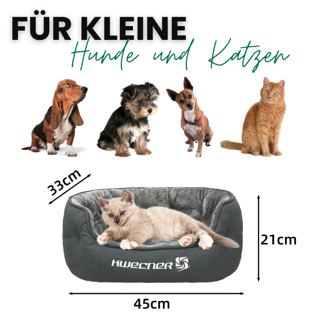 Gemütliche Höhlenbett Für Hund & Katze – Mit Abnehmbarem Kapuzenbezug, Waschbar & Rutschfest, Für Kleine Bis Mittlere Haustiere Bis 15 Kg