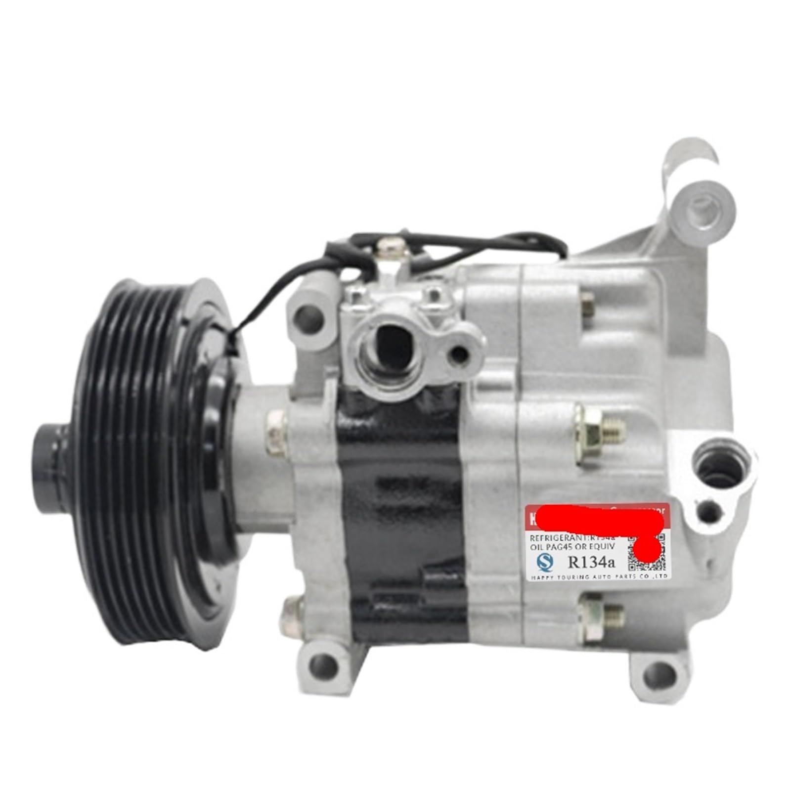 Genterun One Color Compatible For Mazda， 2 Verisa D570-61-K00c D570-61-K00a D570-61-K00b D570-61-K00 V08a1ac4ad G4318616 G4100146 D57061k00c，Auto Ac Compressor-Stable Compression, Fast Cooling Performance