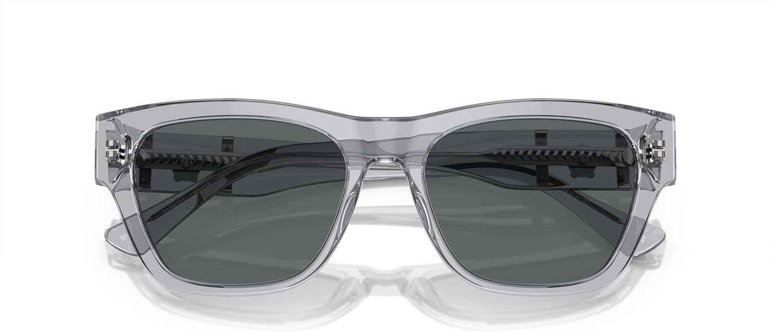 Versace Man Sunglasses Havana Frame, Dark Grey Lenses, 55MM