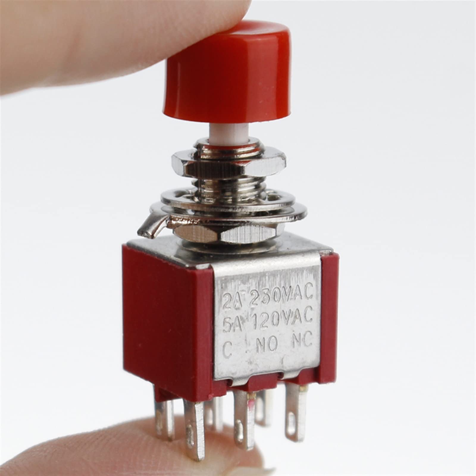 Interrupteur à bascule DS-622 6mm mini bouton poussoir momentané 6 broches