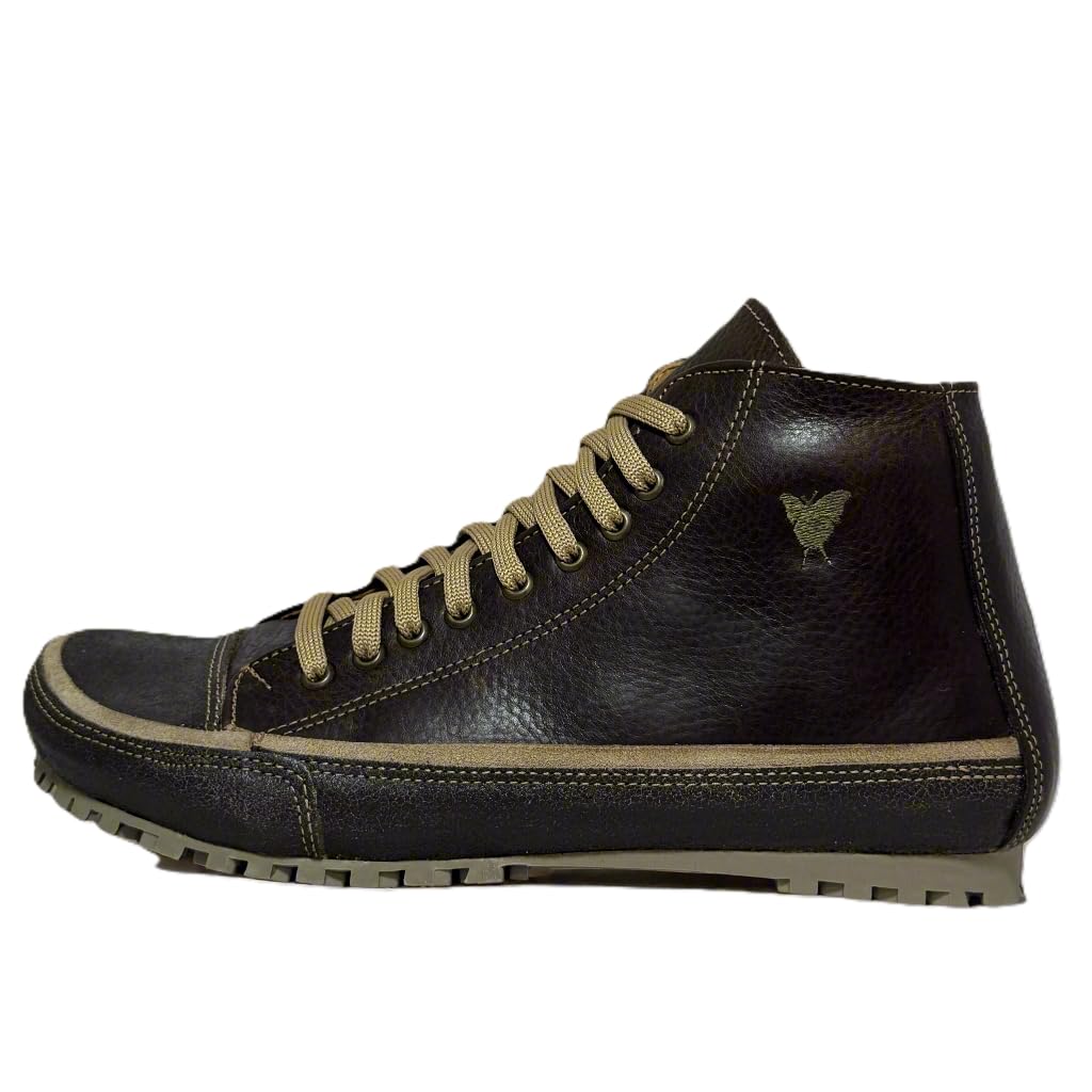 Rolling Chocolate Boots Barefoot-Inspired Handmade Leather Boots for Men Women