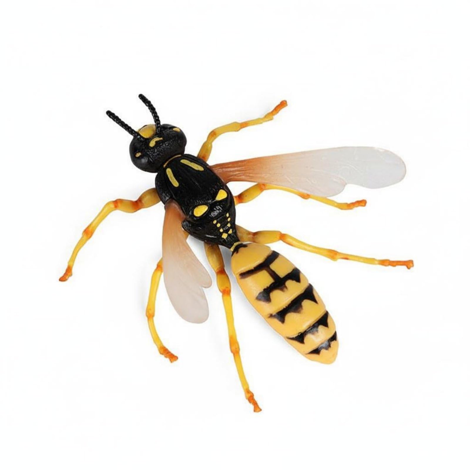 Amagogo Figure Realistic Model Animal Educational Toy Lifelike Simulation Collectible Suitable for Classroom Display Garden Decoration, Wasp