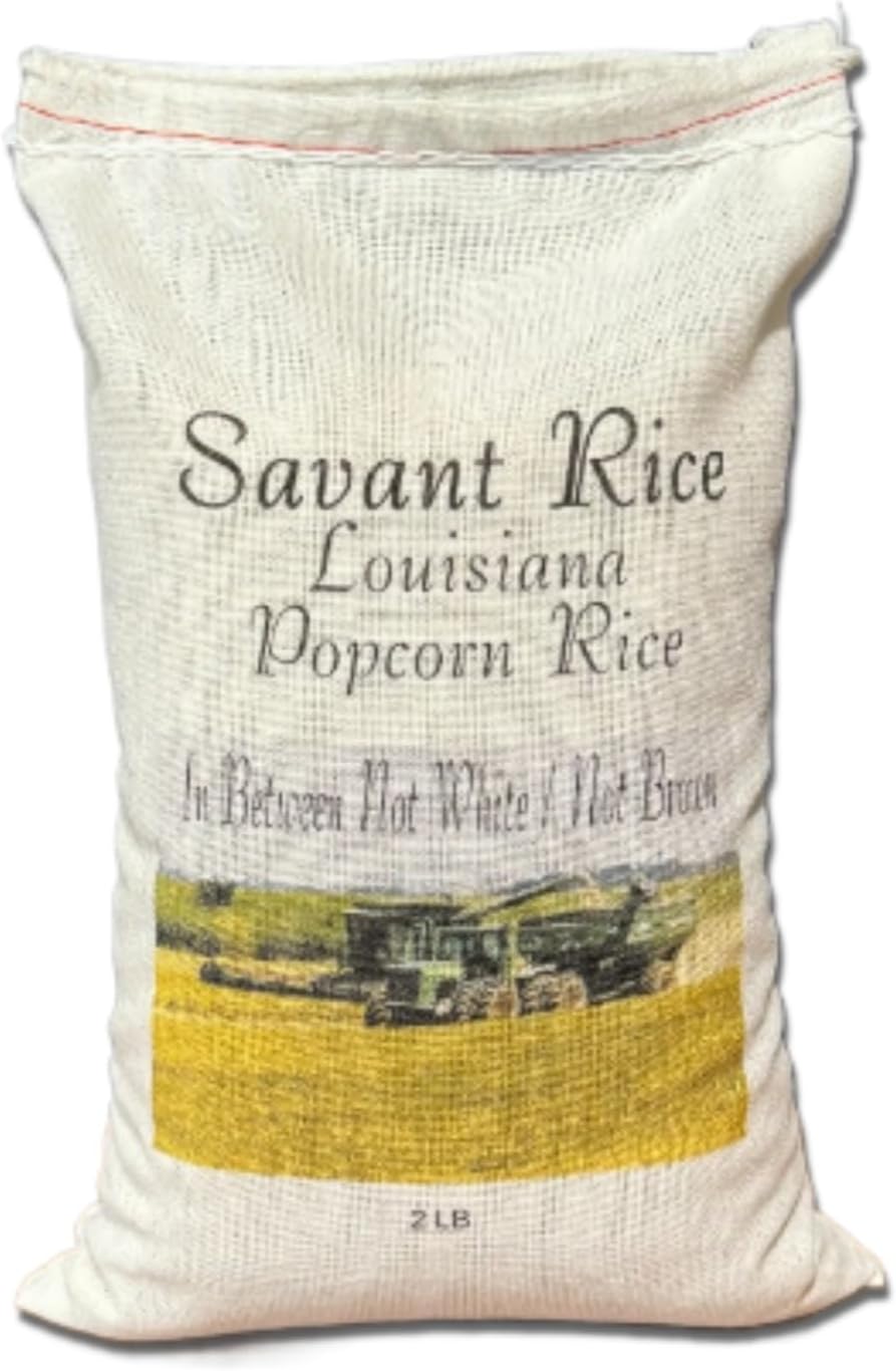 Amazon.com : Savant Rice Gourmet Louisiana Popcorn Rice, 2 lb Sack ...