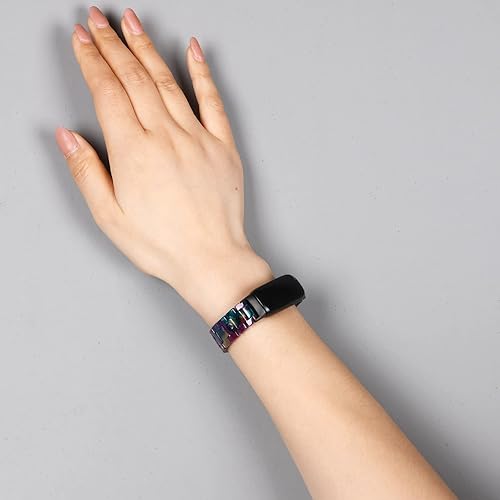 Vista 12 de Wongeto Compatible con correas Fitbit Luxe/Luxe SE para mujer, correa de resina con hebilla de acero inoxidable bandas de repuesto para Fitbit Luxe