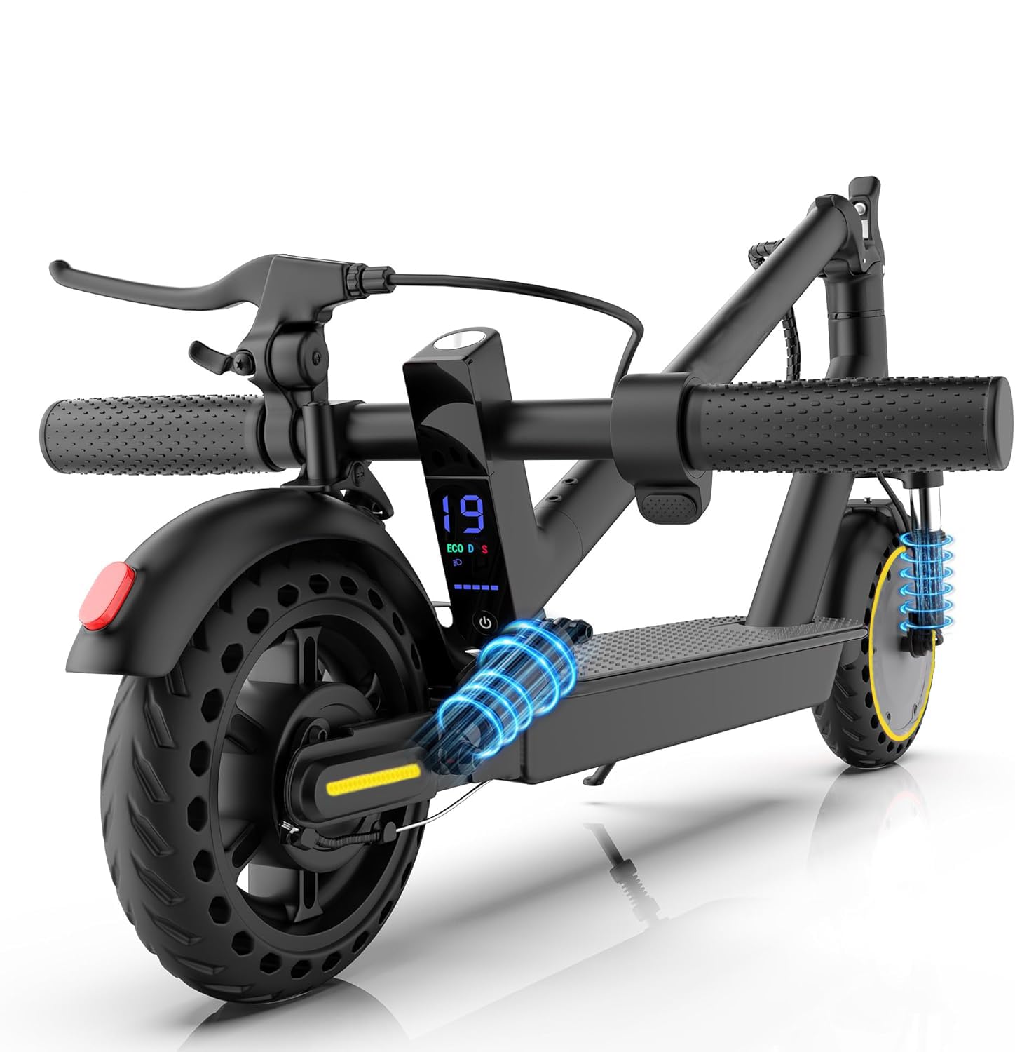 R70 Monopattino Elettrico Adulti con indicatore di direzione, Monopattino Elettrico Pieghevole, Velocità Massima 25 km/h, Autonomia Massima 25 km, Doppi Freni, Doppia Sospensione