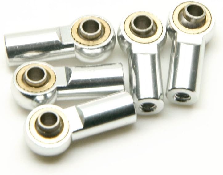 10 Pcs Silver Aluminum M3 Metal Ball Head Holder Tie Link Rod End Joint RC Climbing Marine Crawlers Car For 1:10 D90 SCX10 F350