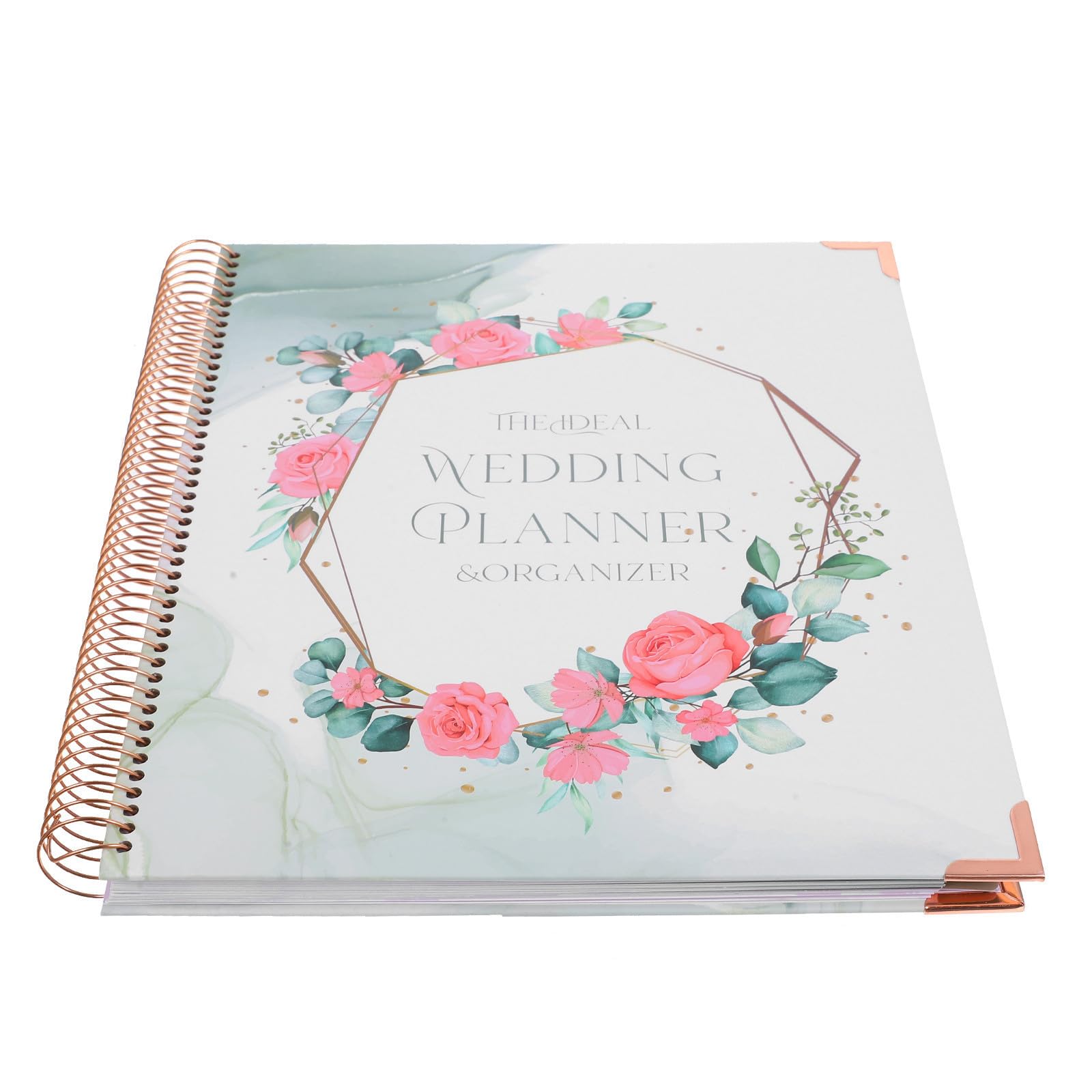 Hochzeitsplaner und Notizbuch Design für Hochzeitsplanung Hochzeitsplanungsbuch aus Papier mit Detailliertem Zeitplan Verlobung und Brautpaare