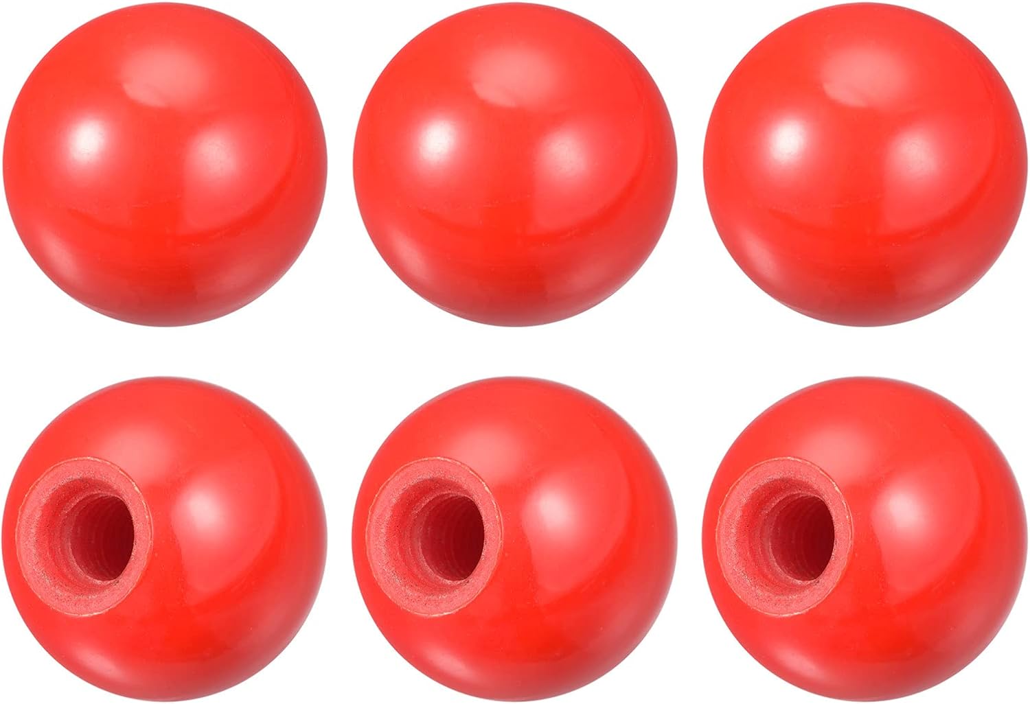 uxcell 6Pcs Threaded Ball Knobs, M10 Female Thread