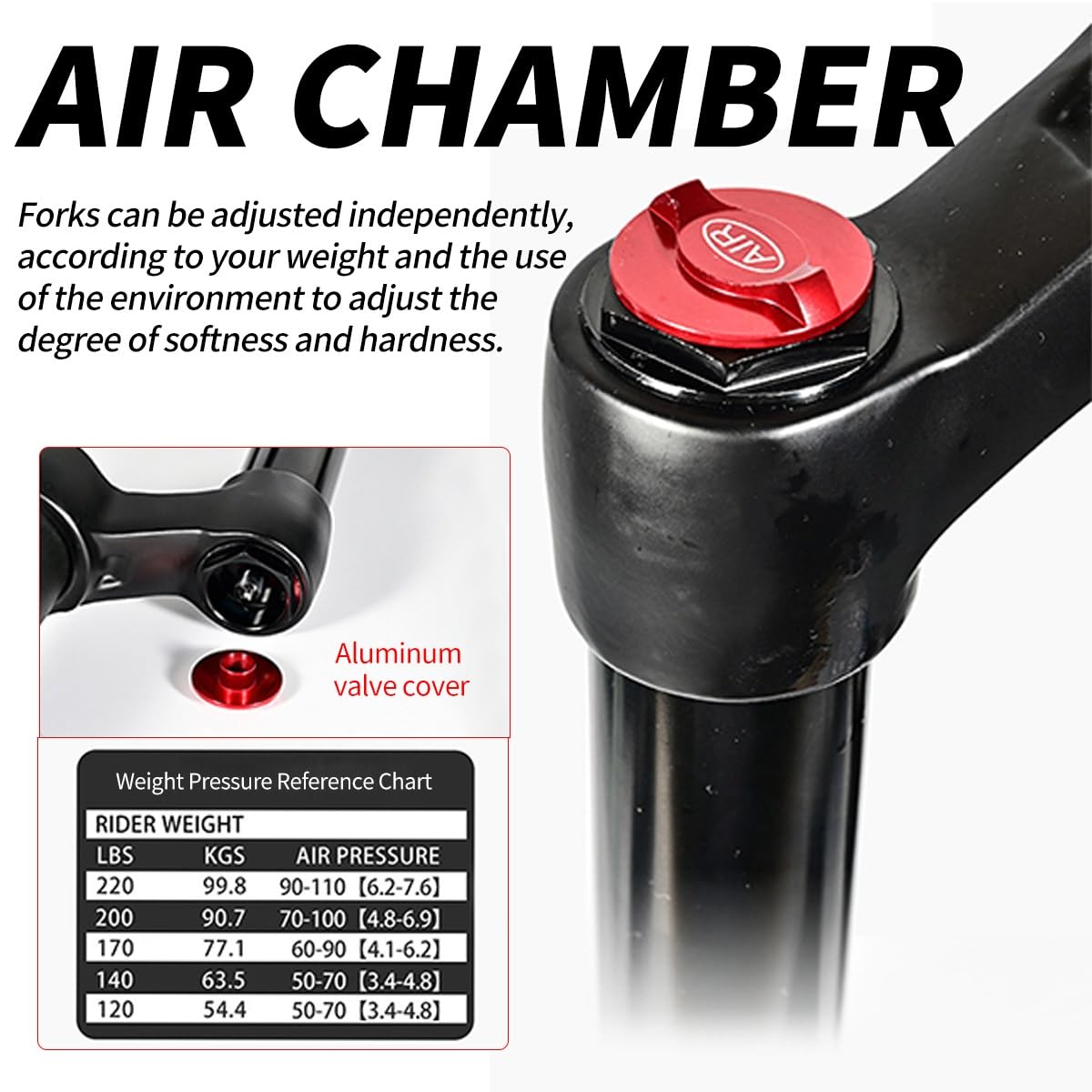 Amazon.co.jp: 超軽量 マウンテンバイク サスペンションフォーク 20/24