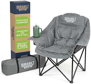 Amazon.com: DuraBilt Oversized XL Heavy Duty Chair – Wide Folding
