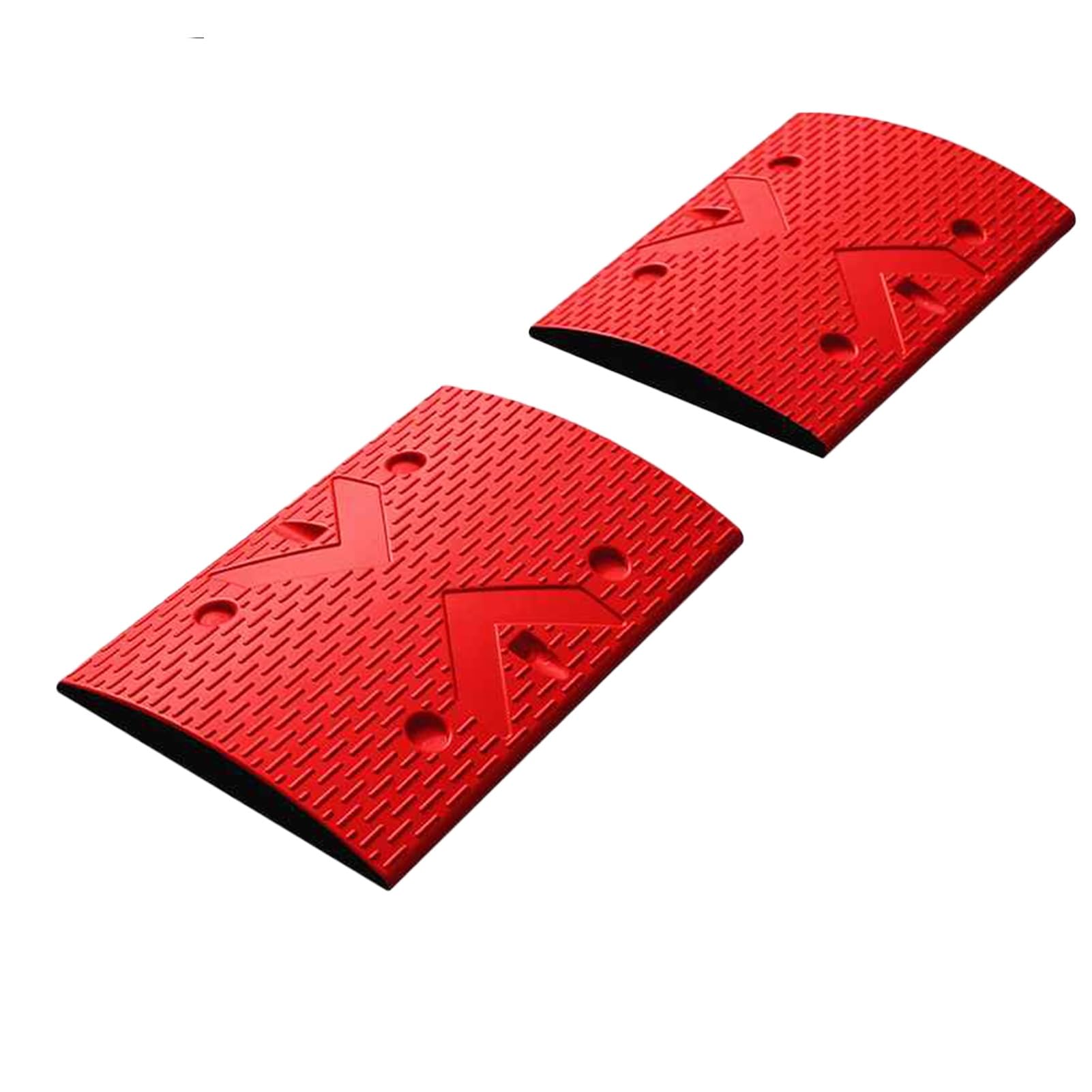 HTTGDGDH 2 Pack Speed Bumps, Heavy Duty Modular Driveway Speed Ramp, Vehicle Ramps Garage Car Ramp School Speed Pads,